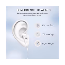 Headphones For Apple iPhone 14 Wired Bluetooth Earphones 13 12 11 Pro - 3.5MM