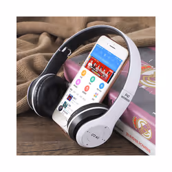 P47 Bluetooth 5.0 Wireless Headphone Foldable HIFI Stereo Bass Earphone - Black