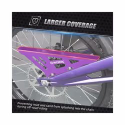 For Surron light bee X Aluminum Chain Guard Protection For SUR-RON light - PURPLE
