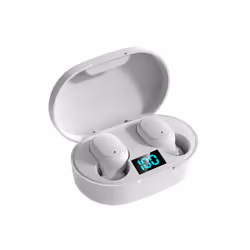 E6S Wireless Earbuds Noise Canceling Waterproof Ear Buds In-Ear Stereo - WHITE