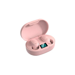 E6S Wireless Earbuds Noise Canceling Waterproof Ear Buds In-Ear Stereo - Pink
