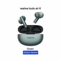 Global Version realme buds Air 6 TWS Earphone Hi-Res LHDC 5.0 Active Noise - GL Green