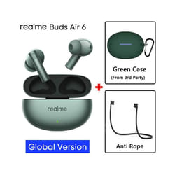 Global Version realme buds Air 6 TWS Earphone Hi-Res LHDC 5.0 Active Noise - Green GL n green