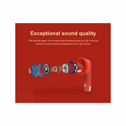 Oforui Wireless Audio ANC In-Ear Wireless Bluetooth Headset High Sound - black