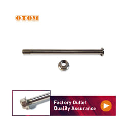 OTOM Motorcycle Steel Rear Axle With Nut For SURRON Light Bee X Universal
