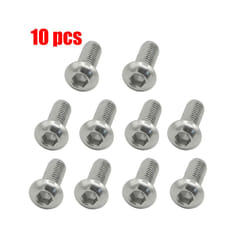 10PC Stainless For Derby Cover Screws kit Allen Button Head Bolt 1999-2018