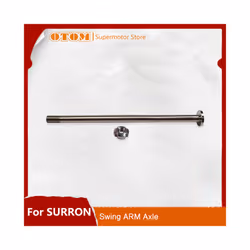 OTOM Motorcycle Rear Fork Mid.Shaft Swing Arm Axle With Nut Screw Original