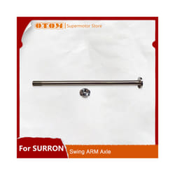 OTOM Motorcycle Rear Fork Mid.Shaft Swing Arm Axle With Nut Screw Original