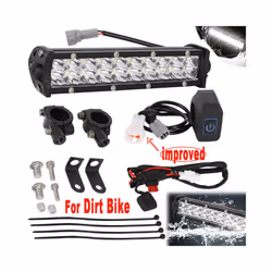Upgraded Plug-N-Play Dirt Bike Led Headlight Light Bar Kit For CRF250F