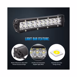 Upgraded Plug-N-Play Dirt Bike Led Headlight Light Bar Kit For CRF250F