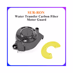 For SUR RON Light Bee X Water Transfer Carbon Fiber Motor Pulley Guard