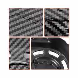 For SUR RON Light Bee X Water Transfer Carbon Fiber Motor Pulley Guard