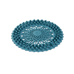 1PC  Shower Drain Hair Catcher TPR Sewer Filter Mesh Home Floor Anti-blocking - Dark blue