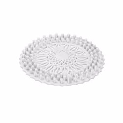 1PC Shower Drain Hair Catcher TPR Sewer Filter Mesh Home Floor Anti-blocking - White