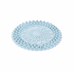 1PC Shower Drain Hair Catcher TPR Sewer Filter Mesh Home Floor Anti-blocking - Light blue