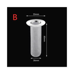 Stainless Steel Floor Drain Filter Pool Water Sink Filter Bathroom Sewer - B