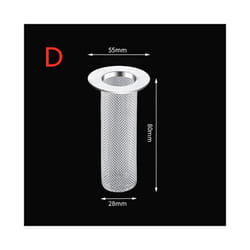 Stainless Steel Floor Drain Filter Pool Water Sink Filter Bathroom Sewer - D