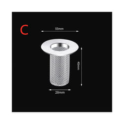 Stainless Steel Floor Drain Filter Pool Water Sink Filter Bathroom Sewer - C