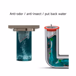Floor Drain Core Universal Deodorant Sewer Seal Leak ABS Anti Odor Bathroom - 3