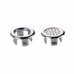1pc/5pcs Bathroom Basin Overflow Ring Faucet Sink Plug Replacement Wash - 5pcs, mesh ring