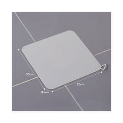 Thick Silicone Floor Drain Deodorant Cover Bathroom Insect-proof Seal - Gray 20cm