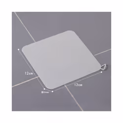 Thick Silicone Floor Drain Deodorant Cover Bathroom Insect-proof Seal - White 15cm