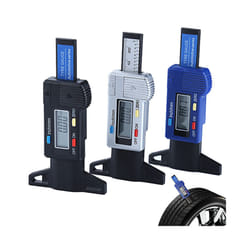 Digital Car Tyre Tire Tread Depth Gauge Meter Measuring Tools Tire Wear - Blue