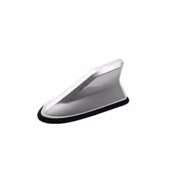 Universal Shark Fin Car Radio Shark Antenna Radio FM Signal Design Aerials - Silver