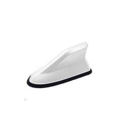 Universal Shark Fin Car Radio Shark Antenna Radio FM Signal Design Aerials - White