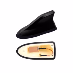 Universal Shark Fin Car Radio Shark Antenna Radio FM Signal Design Aerials - Black