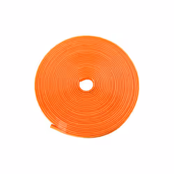 8m/roll Car Wheel Rims Protectective Strips Tire Guard Line Rubber Mounding - orange