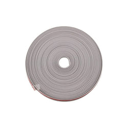 8m/roll Car Wheel Rims Protectective Strips Tire Guard Line Rubber Mounding - Grey
