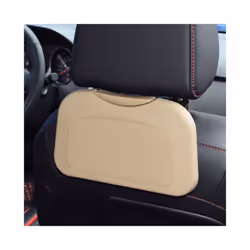 1pc Folding Universal Car Bracket For Food Tray Drink Holder Auto Back - black