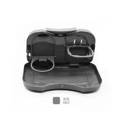 1pcs Car Bracket For Food Tray Drink Holder Folding Universal Auto Back - Grey