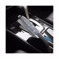 Universal Car Diamond Rhinestone Hand Brake ABS Cover Handbrake Sleeve - colour