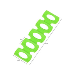 Beer Can Anti Skid Pad Silicone Drinks Cans Holder Fridge Anti Roll Mat - Green