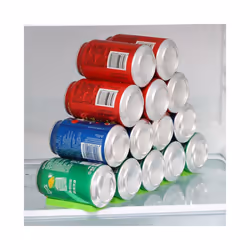 Beer Can Anti Skid Pad Silicone Drinks Cans Holder Fridge Anti Roll Mat - Green