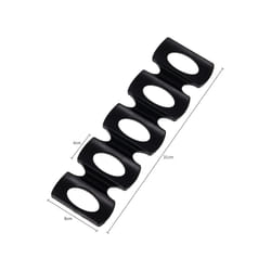 Beer Can Anti Skid Pad Silicone Drinks Cans Holder Fridge Anti Roll Mat - Black