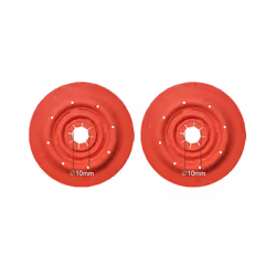 1/2Pcs Universal Car Windshield Wiper Arm Bottom Hole Protective Cover - Red 2Pcs