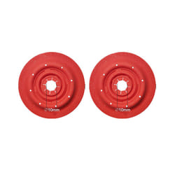 1/2Pcs Universal Car Windshield Wiper Arm Bottom Hole Protective Cover - Red 2Pcs