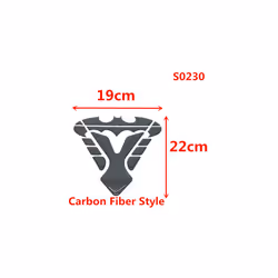 3D Car Motorcycle Gas Fuel Tank Pad Sticker Decals Motorbike Devil Skull - S0230