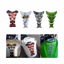 3D Car Motorcycle Gas Fuel Tank Pad Sticker Decals Motorbike Devil Skull - S0230