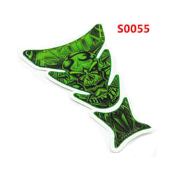 3D Car Motorcycle Gas Fuel Tank Pad Sticker Decals Motorbike Devil Skull - S0055