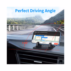 Silicone Car Dashboard Anti slip Mat Pad Mount Car Phone Holder Phone - Black