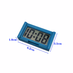 Mini Car Clock Auto Car Truck Dashboard Time Convenient Durable Self-adhesive - Purple