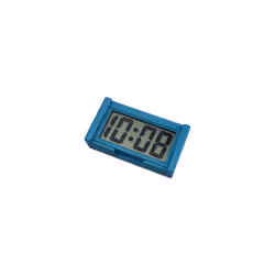 Mini Car Clock Auto Car Truck Dashboard Time Convenient Durable Self-adhesive - Blue