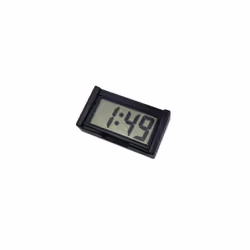 Mini Car Clock Auto Car Truck Dashboard Time Convenient Durable Self-adhesive - Black