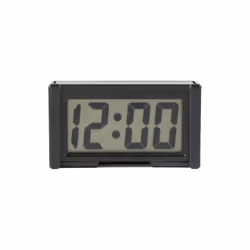 Mini Car Clock Auto Car Truck Dashboard Time Convenient Durable Self-adhesive - Black
