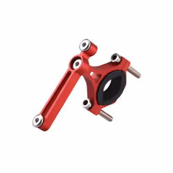Bicycle Water Bottle Holder Adapter Aluminum Alloy Handlebar Water Cup - Red