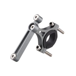 Bicycle Water Bottle Holder Adapter Aluminum Alloy Handlebar Water Cup - Sliver